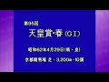 懐かしのファンファーレ 第95回 天皇賞 春 GI 昭和62年4月29日