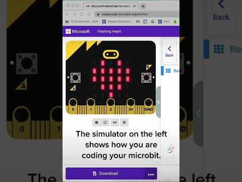 Microbit Flashing Hearts