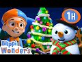 Blippi&#39;s Christmas Scavenger Hunt! | 1 HOUR OF BLIPPI CHRISTMAS VIDEOS | Christmas Cartoons for Kids