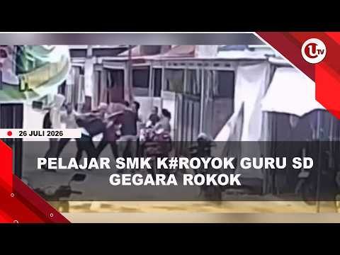 TAK TERIMA DITEGUR MEROKOK, PELAJAR SMK BAWA PAMAN KER*YOK GURU SD | U-NEWS