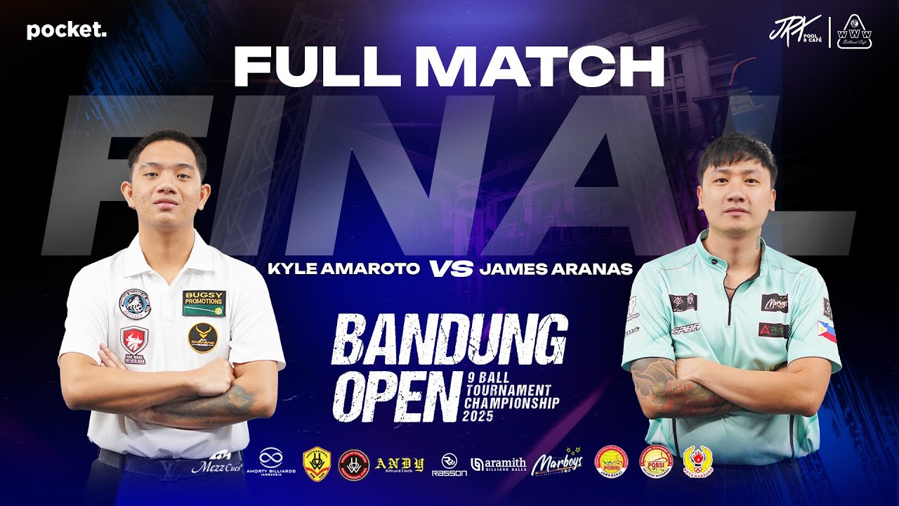 Full Match Final Bandung Open 9-Ball 2025 | Kyle Amaroto vs James Aranas