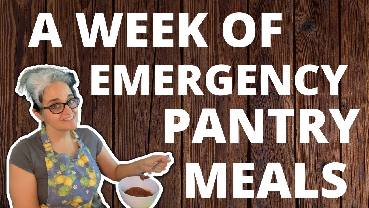 A Whole WEEK of SHTF MEALS! | Great Depression Pantry Meal Plan