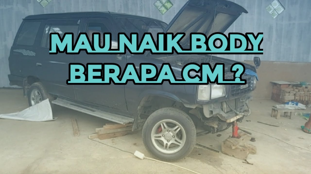 menentukan berapa tinggi bodylift isuzu panther? #panther #gresik
