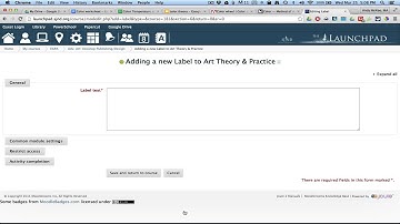 3-Link Moodle Labels
