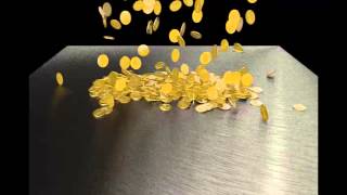 3D Gold Coins Animation – Dropping From Slot Machine (Test Render)