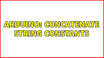 Arduino: Concatenate string constants