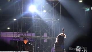 141005 GANGNAM HANLYU FESTIVAL JYJ CONCERT, baboboy (YUCHUN FOCUS)