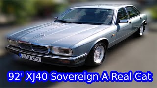 Should You Buy A 1992 Jaguar XJ40? | Test Drive & Review | UK Car | Sovereign 3.2 Straight 6 | J Reg