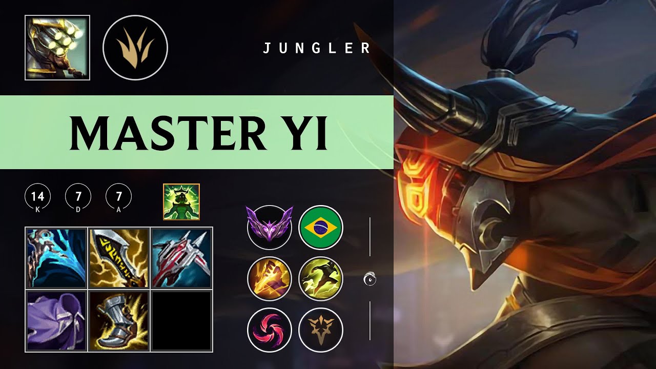 Master Yi Jungle vs Rengar - BR Master Patch 26.01