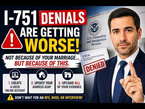 🚨 More I-751 Cases Are Being Denied…