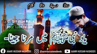 Yaad e Nabi saw mai - Heart Touching Naat - Aamir Hussain - Must Watch