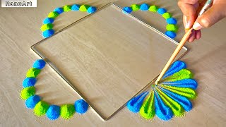 Easy Beautiful Rangoli Design for Beginners ✨Most Viral Rangoli Design 2026 ✨Ranu Art