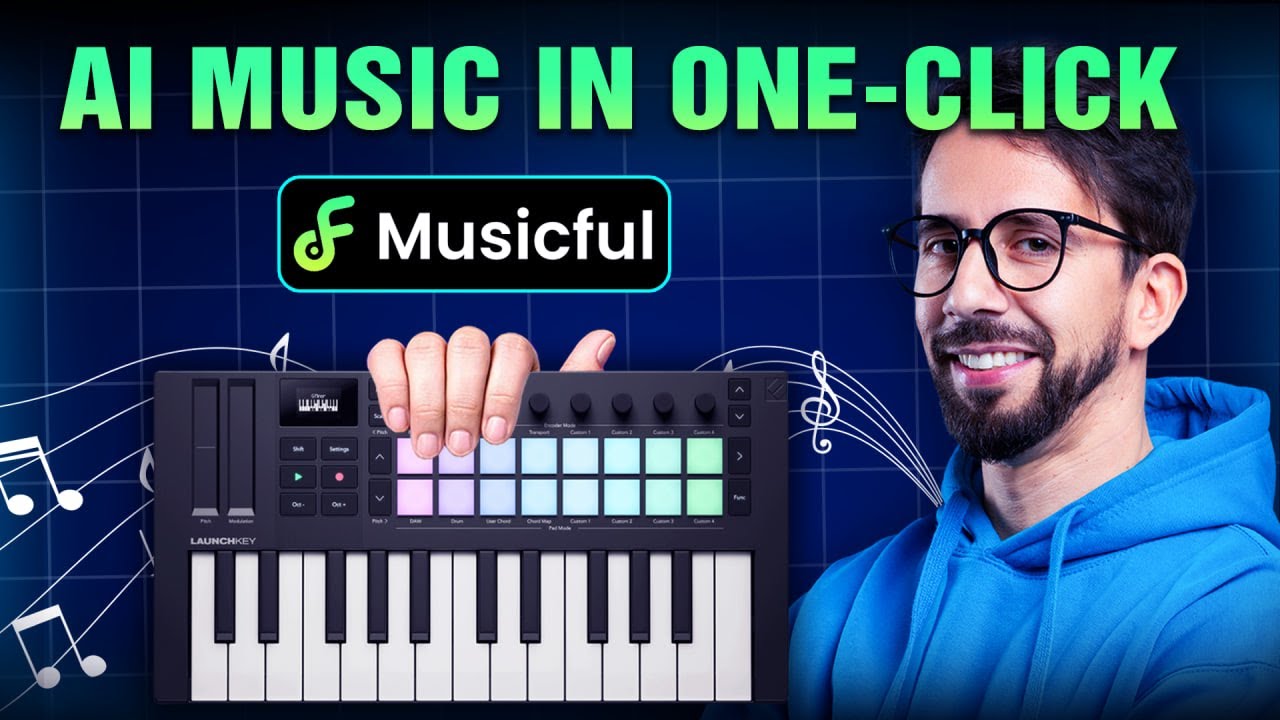 This AI Music Generator Exports MIDI? | Musicful Review - YouTube