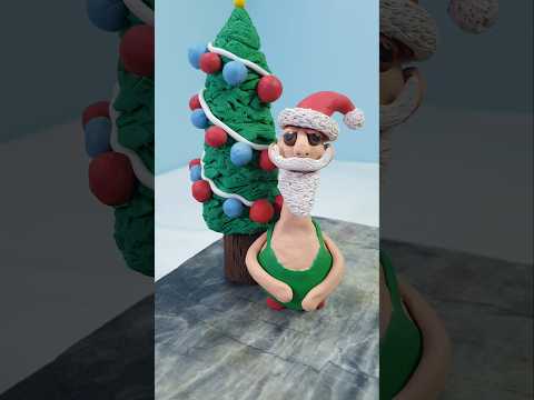 Hamood Habibi Santa In Christmas Clay Art 