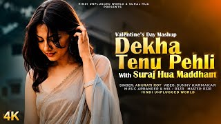 Download lagu Dekha Tenu Pehli Pehli Baar Ve / Suraj Hua Maddham | Recreate Mashup | Anurati Roy | K3G | Valentine