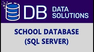 School Database (SQL Server version)