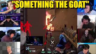 Valorant streamers reacts to PRX Something's CRAZY 3k against LEV