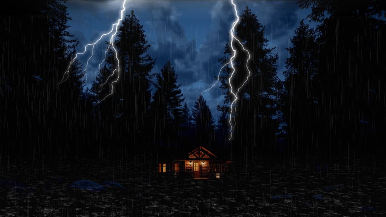 Fall Asleep in Minutes | Gentle Rain Sounds & Relaxing Forest Atmosphere