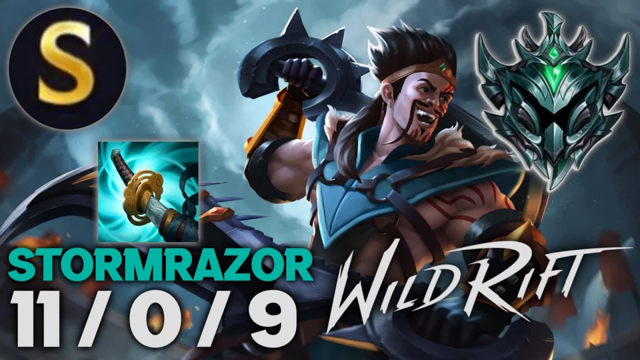 DRAVEN WILD RIFT PATCH 3.1 BUILD STORMRAZOR ?? GAMEPLAY  - SEASON 5