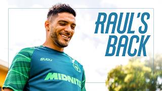 Raul Jimenez's first day and training back at Wolves!