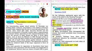ielts reading tips and tricks | 6 Aug. 2026 ielts exam reading answers | ielts preparations