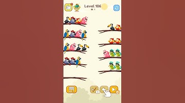 Bird Sort Color Level 106┃Complete Level┃Sorting Games