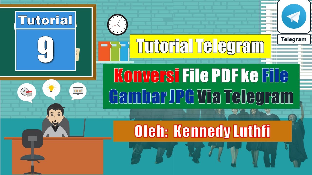 Tutorial 9 Cara Mengubah file PDF ke Gmbar JPG via Telegram - YouTube