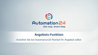 Automation24 Angebots-Funktion