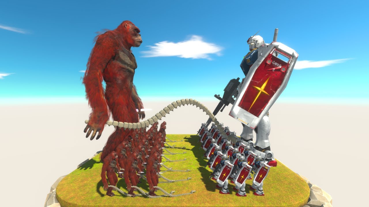 Growing Skar King vs Gundam Rx 78 - ARBS