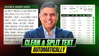 Excel Power Query Tutorial | Clean & Split Text Data AutomaticallyThumbnail Text: