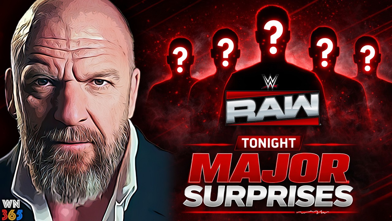 5 КРУПНЫХ СЮРПРИЗОВ СЕГОДНЯ ВЕЧЕРОМ НА WWE RAW!