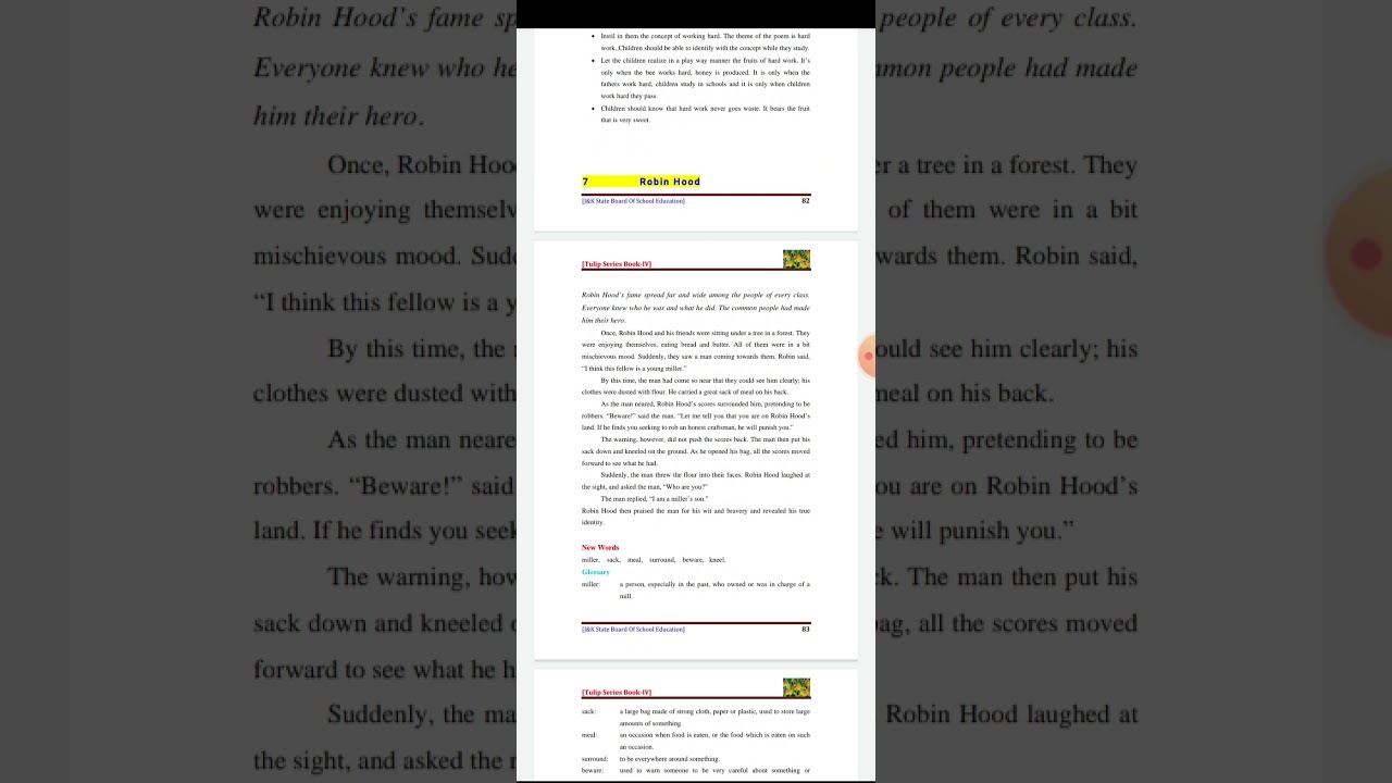 Suraya majeed/ps bunpora/English/4th/Robin hood.