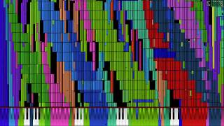 [Black Midi] Initial D - Burning up for you | 11.9 Million Notes