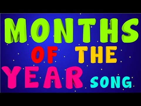 Months Of The Year Song | Nursery Rhyme