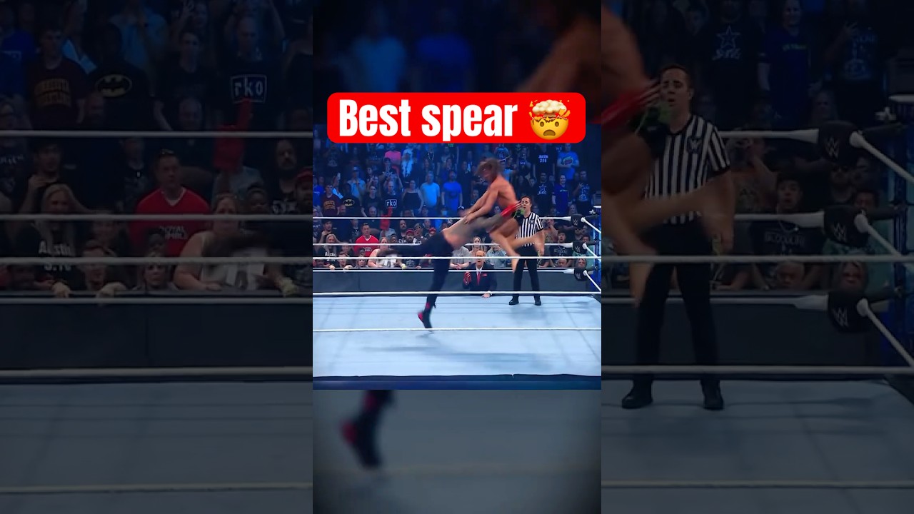 TOP 5 Roman Reigns Spear in The Mid Air 🥶