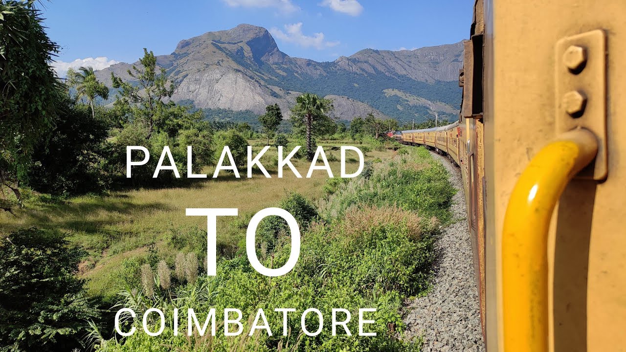 INDIAN RAILWAY PALAKKAD TO COIMBATORE YouTube