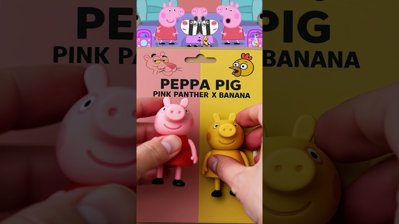 Unboxing Peppa Pig Pink Panther X Chicken Banana