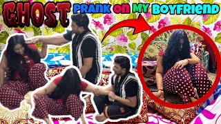Ghost Prank On Boyfriend🩸❌ | Prank Gone Extremely Wrong😱❌🔞| Ghost Prank 👻😰😬