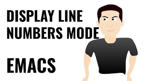 How to display line numbers in Emacs?
