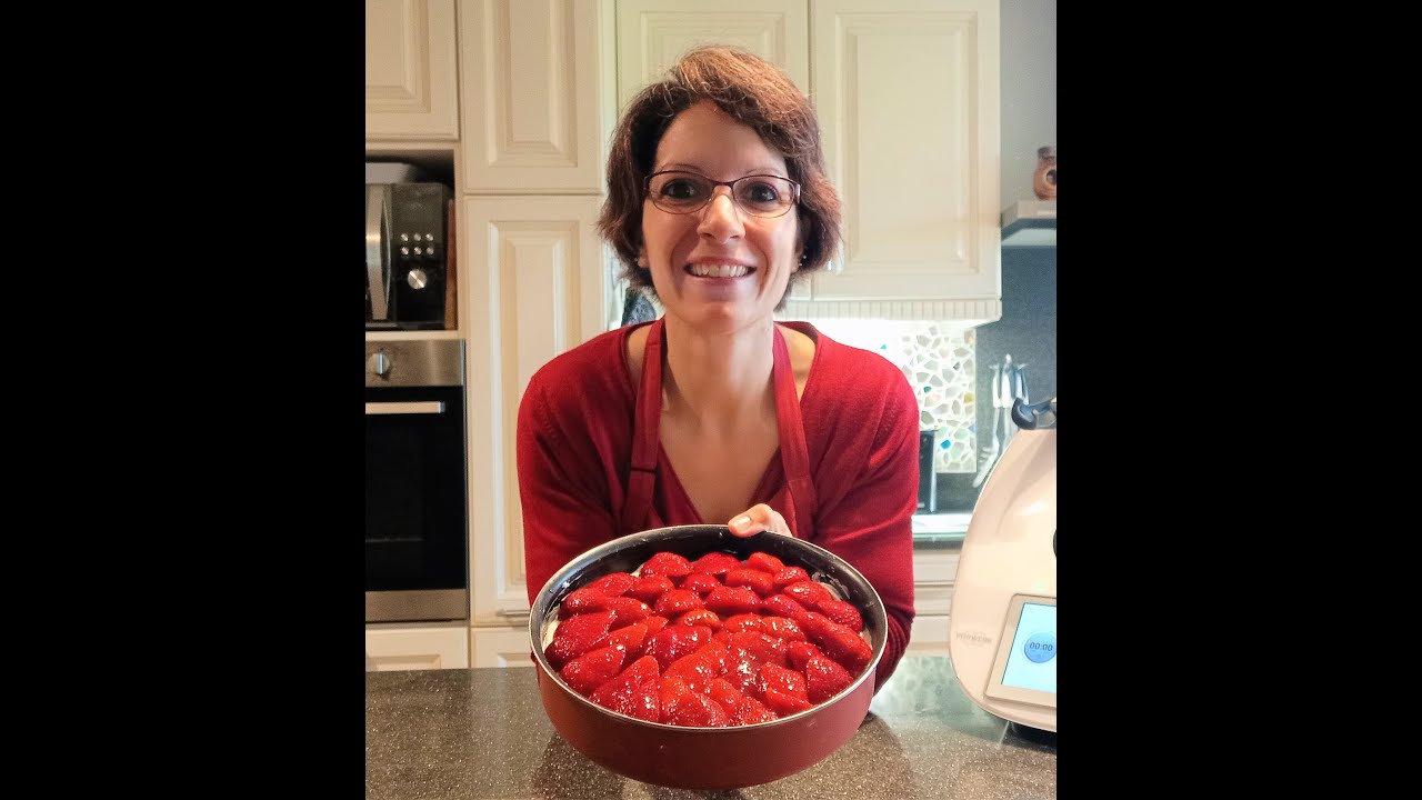 Tarte aux fraises sans cuisson au Thermomix