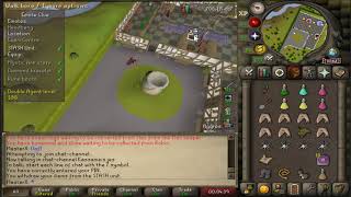 Headbang at the Exam Centre  Beware of double agents! Equip a mystic fire staff, a diamond bracelet