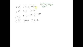 Pick the correct pair of species that can form hydrogen bond with water: (A) CH4; HCOOH (B) F2, HCO…