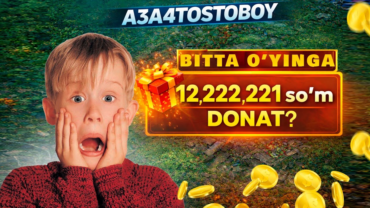 Битта Ўйинга 12 МЛН донат ?