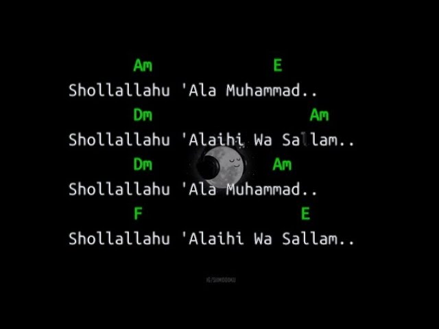 Tutorial Chord Gitar Shallallahu 'Ala Muhammad | Sholawat Jibril class=