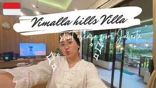 Short Getaway Very Near Jakarta | Vimalla Hills Airbnb Villa | Living in Jakarta