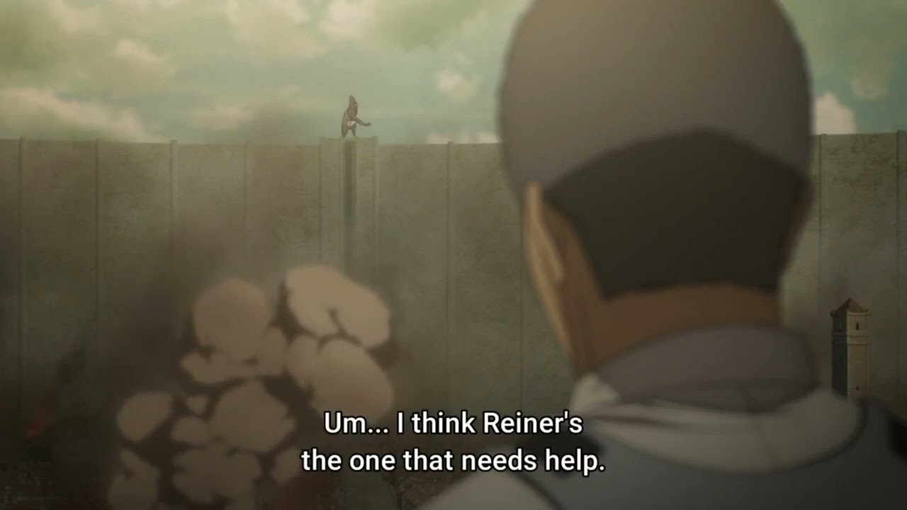 Connie says Reiner needs more help than Eren   || Aot S4 part 2