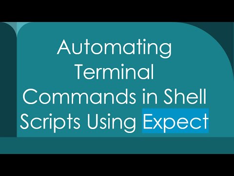 Automating Terminal Commands in Shell Scripts Using Expect