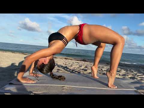 Bikini Beach Yoga!!!