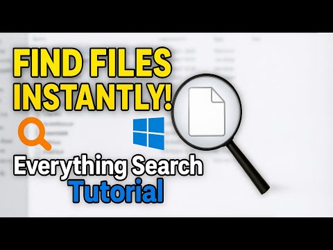 ???? Everything Software Tutorial | Find Files Instantly on Windows! (Complete Guide)