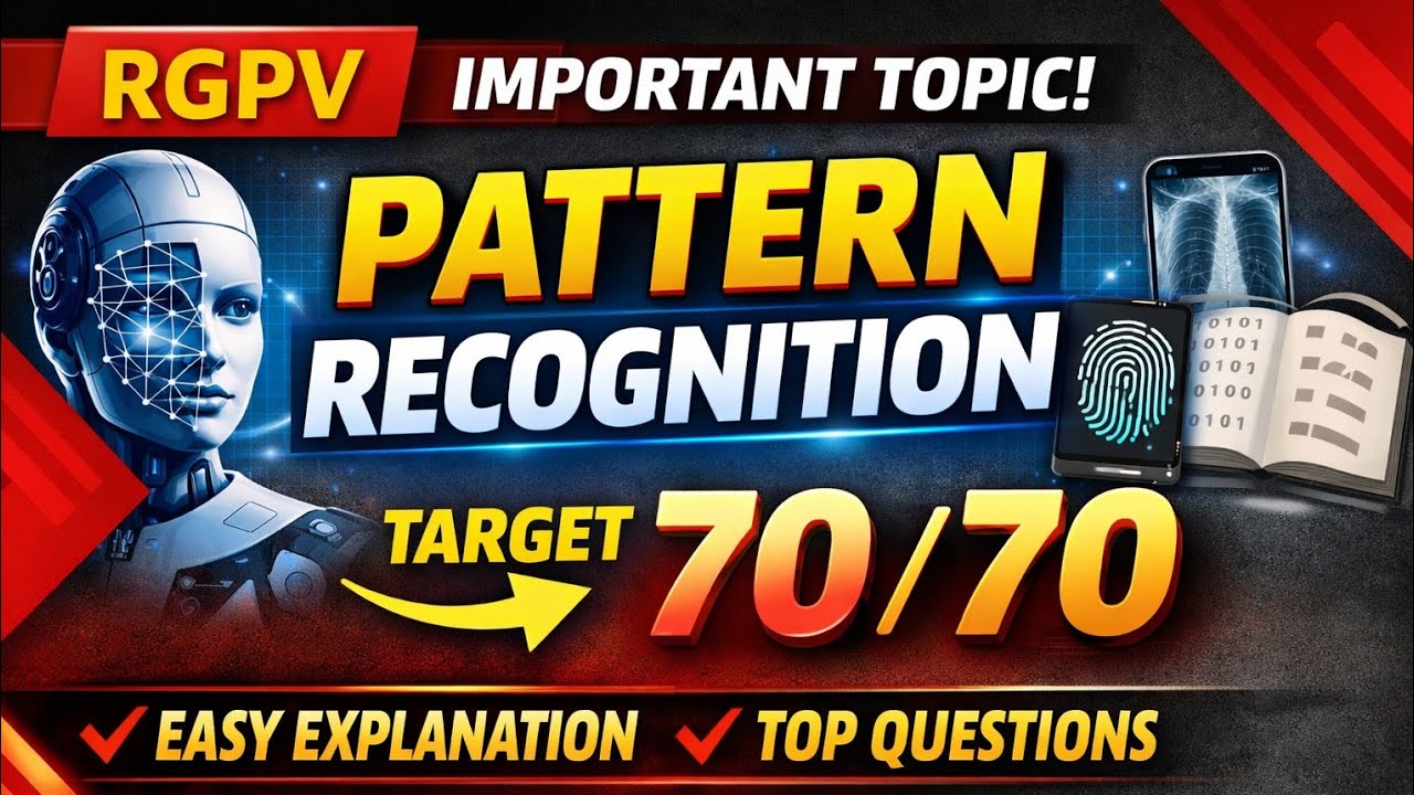 RGPV Pattern Recognition 💥 | Most Repeated Exam Questions 